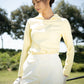 Equestrian Classic Long Sleeve｜Icing Yellow